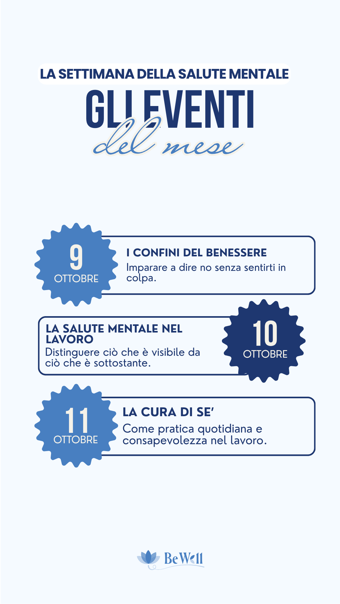 BEWELL SPACE - EVENTI DEL MESE (2)